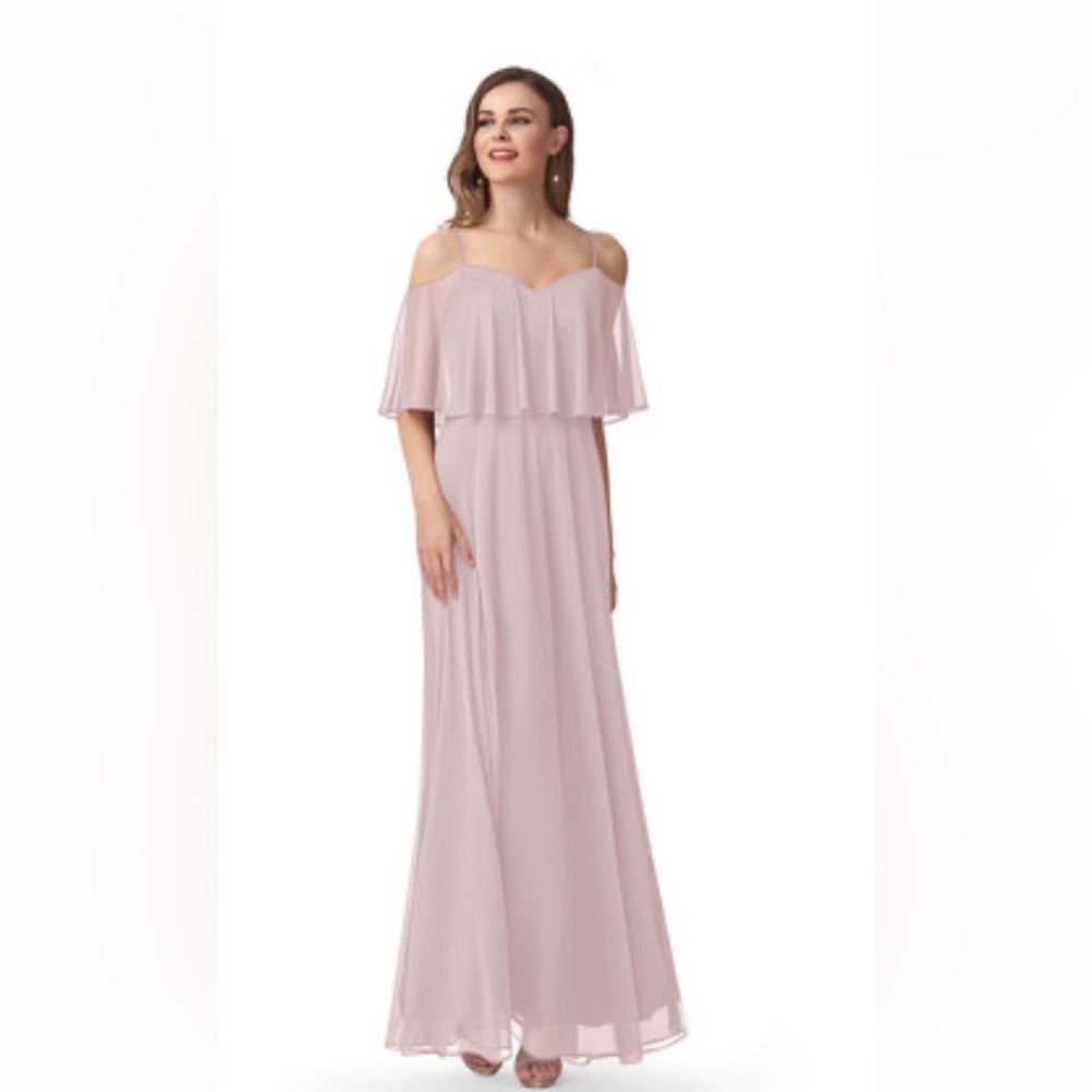 Dusty Mauve Azazie Britta Bridesmaid Dress